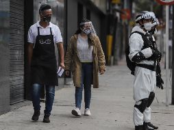 Este lunes iniciaron medidas más estrictas en algunas zonas de Bogotá. XINHUA / J. Paz