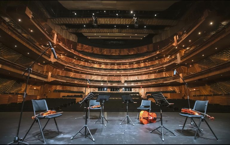 SALA DIGITAL. Así luce el espacio presentado por el Conjunto Santander de Artes Escénicas. CORTESÍA
