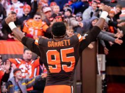 Garrett, el corredor estrella de 24 años de edad, firmó el miércoles la extensión de cinco años que estableció una nueva marca. TWITTER/@MylesLGarrett