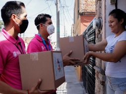 Hasta la fecha se han entregado más de 70 mil despensas. ESPECIAL/Gobierno de Guadalajara