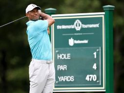 Woods se encuentra en la primera ronda del Memorial Tournament, disputado en el Muirfield Village. AFP/J. Squire