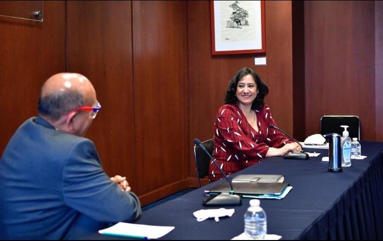 Irma Eréndira Sandoval refrendó que el gobierno del Presidente López Obrador está comprometido con el combate a la corrupción. TWITTER/@Irma_Sandoval