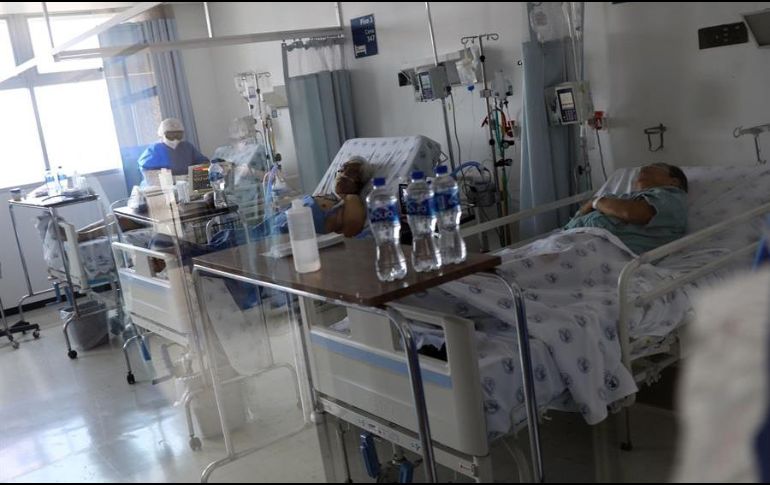 Jalisco tiene una ocupación hospitalaria de 23% en camas generales y 28% en camas con ventilador. EFE/S. Gutiérrez