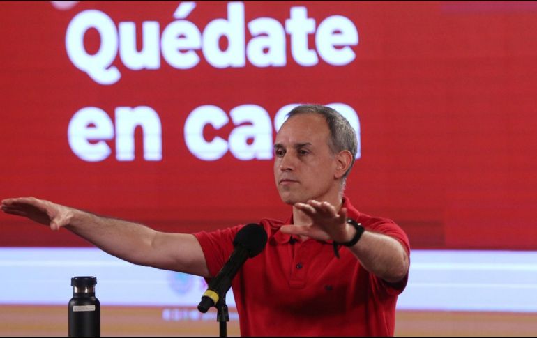 El subsecretario de Salud, Hugo López-Gatell, indicó que Jalisco entrará en este indicador de alerta del 20 al 26 de julio. SUN