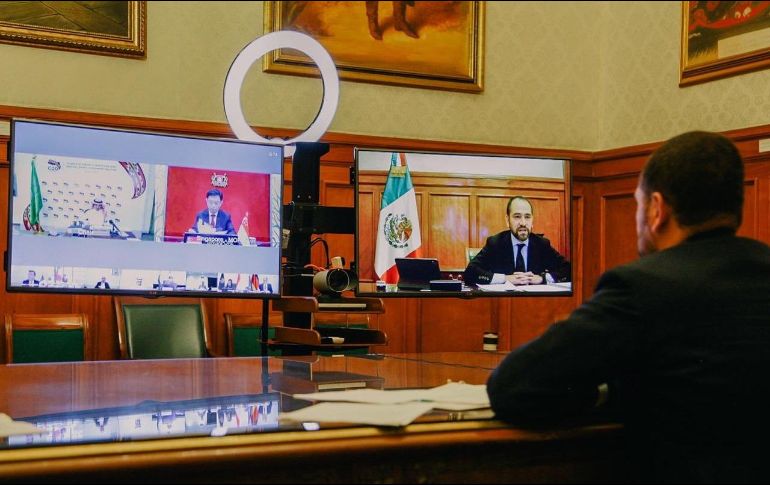 El secretario de Hacienda en la Reunión de Ministros de Finanzas y Gobernadores de Bancos Centrales del G20. TWITTER/@ArturoHerrera_G