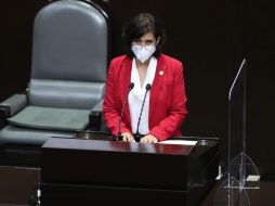 La diputada Mónica Almeida aseguró que Lozoya es el premio mayor del gobierno encabezado por Andrés Manuel López Obrador. TWITTER/@DiputadosPRD64