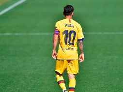 El delantero argentino del Barcelona Lionel Messi añadió un nuevo récord a su impresionante carrera. AFP / A. Gillenea