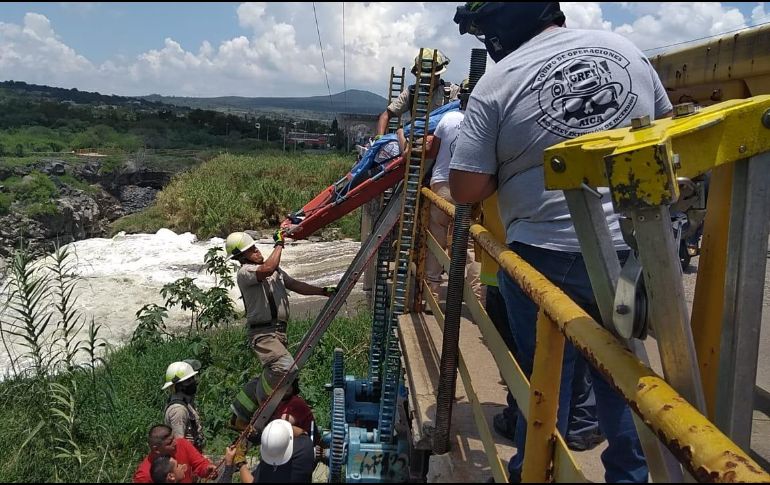 La mujer de 24 años sufrió una fractura en la rodilla. ESPECIAL / UEPCBJ