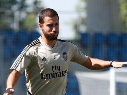 Mejorar su físico y la confianza perdida por no sentir el tobillo derecho al cien por cien es el objetivo de Zidane y el astro belga. TWITTER/@hazardeden10