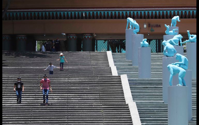 El Zoológico Guadalajara pide mantener la distancia social entre los visitantes, lavarse las manos y portar cubrebocas en todo momento. SUN / C. Zepeda