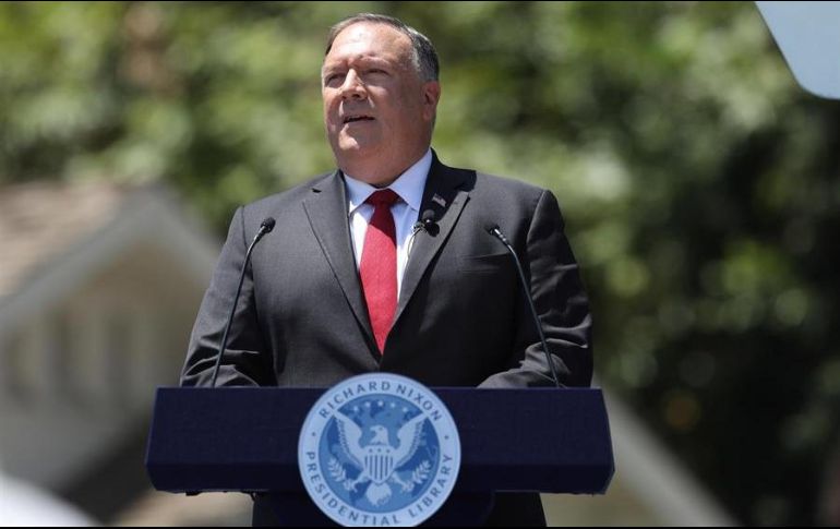 Pompeo acusó a Pekín de aprovecharse de la generosidad estadounidense. EFE/D. Swanson