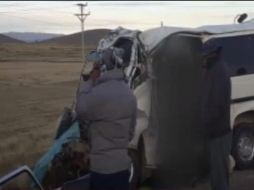 Tres personas resultaron heridas luego de la colisión. ESPECIAL