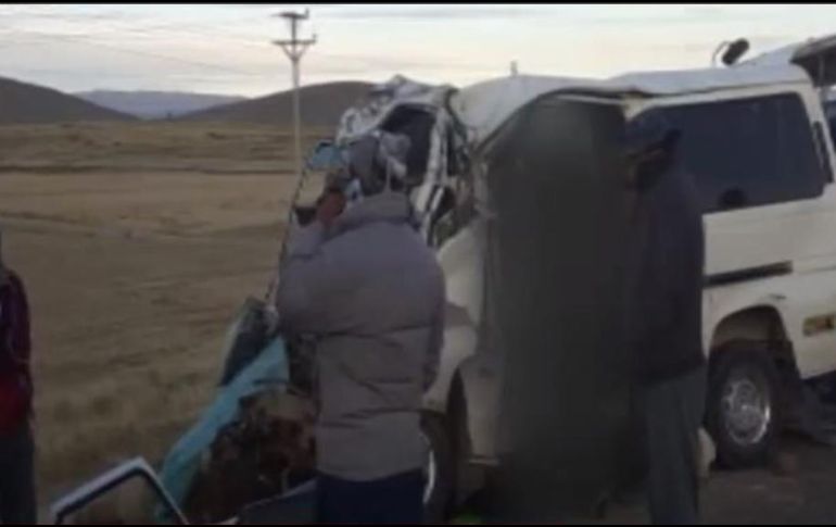 Tres personas resultaron heridas luego de la colisión. ESPECIAL