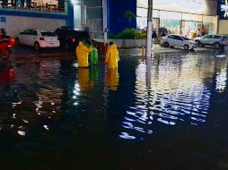 DETENIDA. La lluvia que azotó ayer a la Zona Metropolitana de Guadalajara (ZMG) provocó una inundación que causó la interrupción del Tren Ligero, además de autos varados y calles anegadas en Tlajomulco, Guadalajara y Zapopan, como el cruce de Patria y Beethoven (foto). Protección Civil activó operativos para verificar afectaciones en viviendas por toda la ciudad. También se reportaron árboles caídos en distintos puntos. ESPECIAL