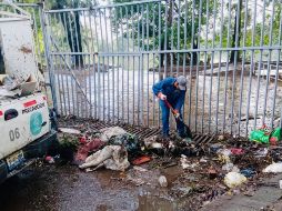 Los trabajos se realizaron en coordinación con el SIAPA, con la operación de tres bombas. ESPECIAL/ Ayuntamiento de Guadalajara