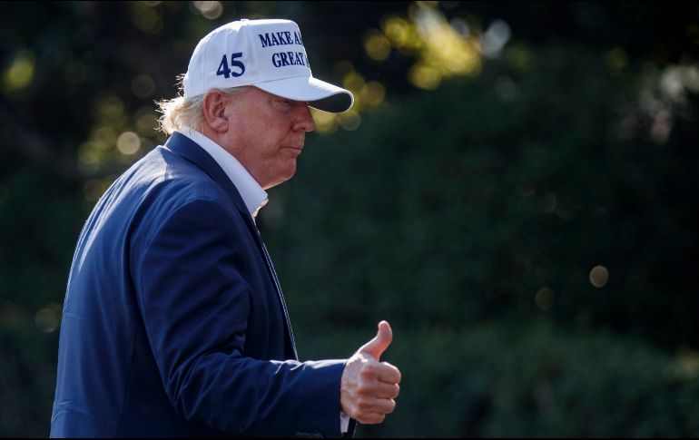 El presidente Donald Trump  recordó que con un pronóstico adverso ganó la candidatura del partido y derrotó en 2016 a su rival demócrata, Hillary Clinton. EFE