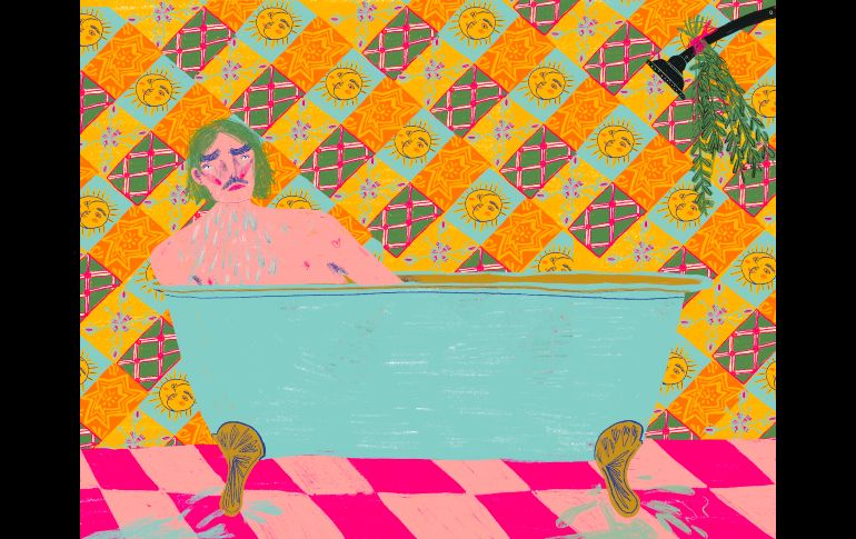 Algunas ilustraciones con las que participó Sebastian Santafe. CORTESÍA / FIL