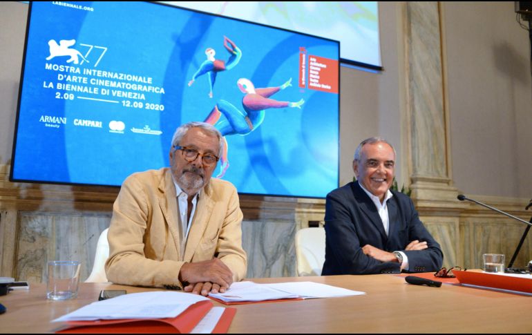 El programa para la 77ma edición de la Muestra de Venecia comenzará el 2 de septiembre en el Lido de Venecia. EFE / A. Merola