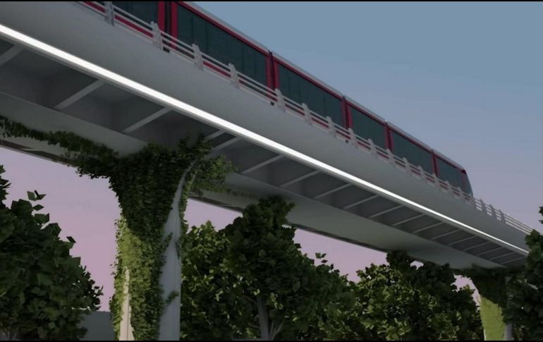 Los usuarios comparten en redes las imágenes del proyecto original que contemplaba la instalación de plantas enredaderas. ESPECIAL