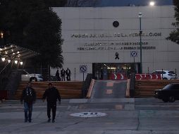 Aspectos de la zona de juzgados del Reclusorio Norte, donde se lleva a cabo la audiencia virtual contra Lozoya. SUN/A. Martínez