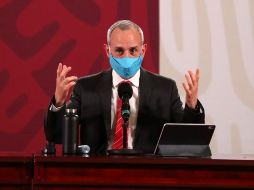 López-Gatell afirmó que si bien se recomienda el uso del cubrebocas, éste no será obligatorio. SUN/V. Rosas