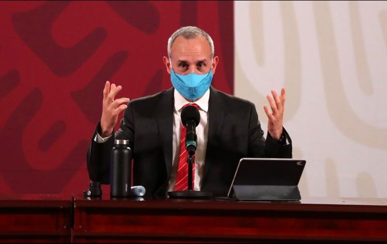 López-Gatell afirmó que si bien se recomienda el uso del cubrebocas, éste no será obligatorio. SUN/V. Rosas