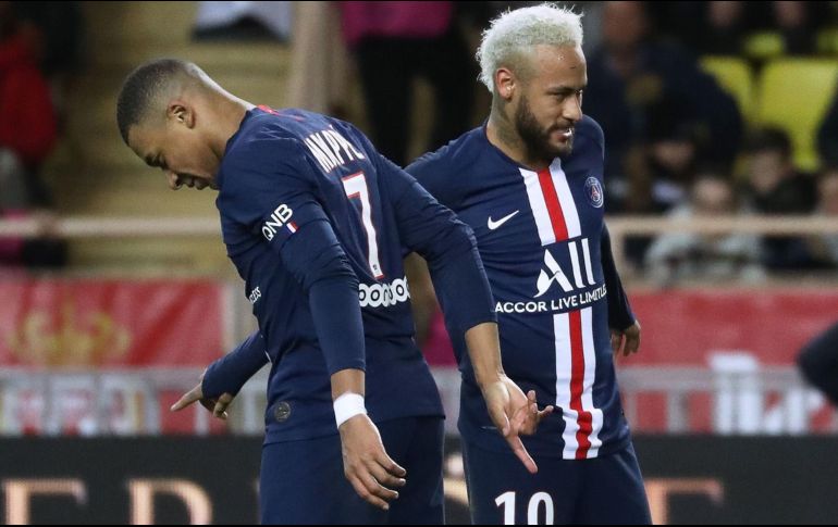 El PSG podría no contar con su letal dupla cuando enfrenten al Atalanta en Champions. ARCHIVO