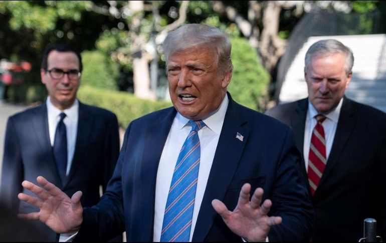 De neuva cuenta, las polémicas medidas de Trump sufren un revés en los juzgados. EFE/S. Silbiger