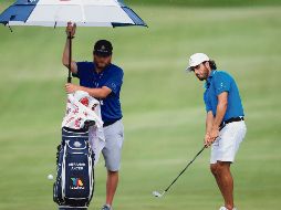 Abraham Ancer. El mexicano competirá en el FedEx St. Jude Invitational. AFP