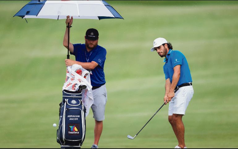 Abraham Ancer. El mexicano competirá en el FedEx St. Jude Invitational. AFP