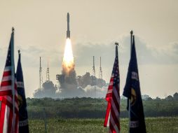 El lanzamiento ocurrió desde Cabo Cañaveral en Florida, desde el Centro Espacial Kennedy de la NASA. EFE / C. Herrera