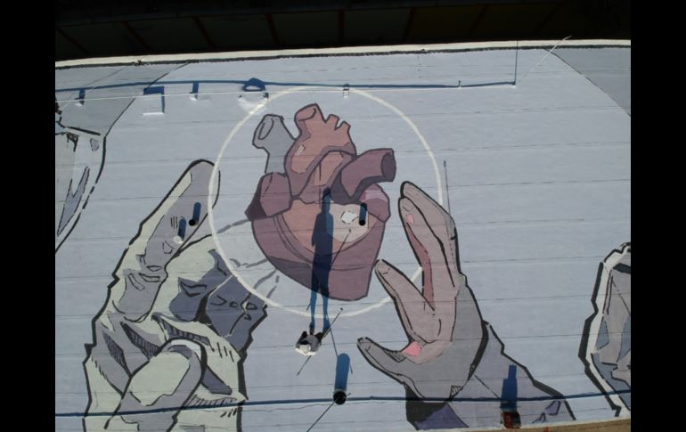 Con murales, rinden homenaje a médicos de México