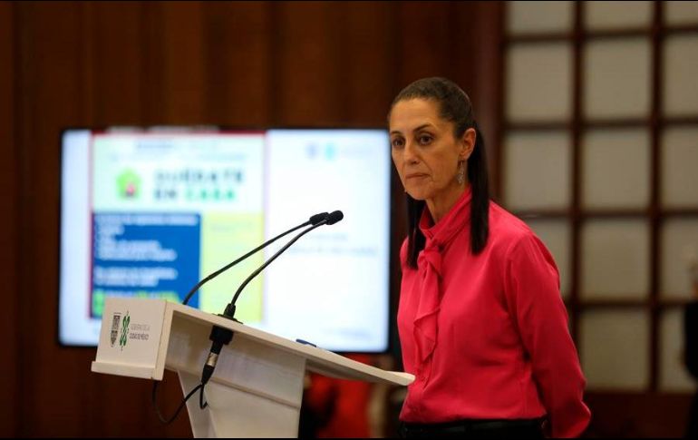 Sheinbaum expuso que hay coordinación con las alcaldías, con el Gobierno de la Ciudad de México y con el Gobierno de México. EFE/ARCHIVO