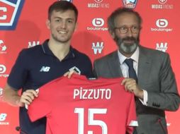 Pizzuto llega en calidad de libre al no tener contrato vigente con Pachuca, su último club en México. TWITTER / @LOSC_ES