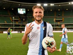 Immobile unirá su nombre a los de sus compatriotas Luca Toni y Francesco Totti que ya habían ganado la Bota de Oro. TWITTER / @OfficialSSLazio