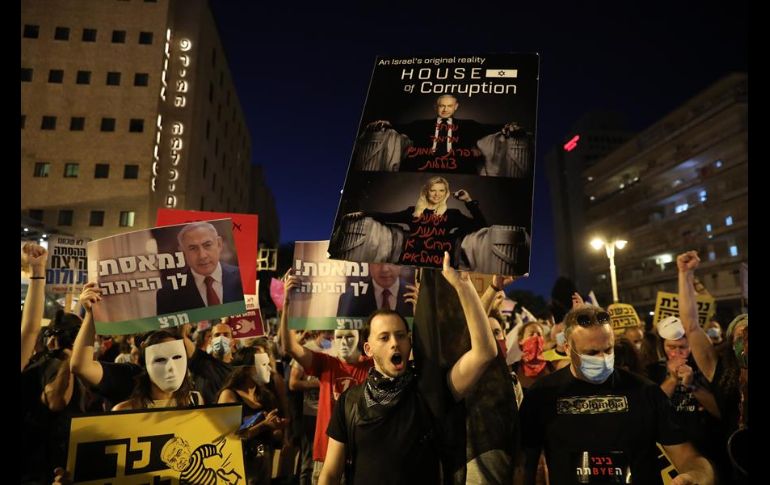 Las movilizaciones ocurrieron principalmente en Tel Aviv, Jerusalén y Cesarea. EFE/A. Sultan