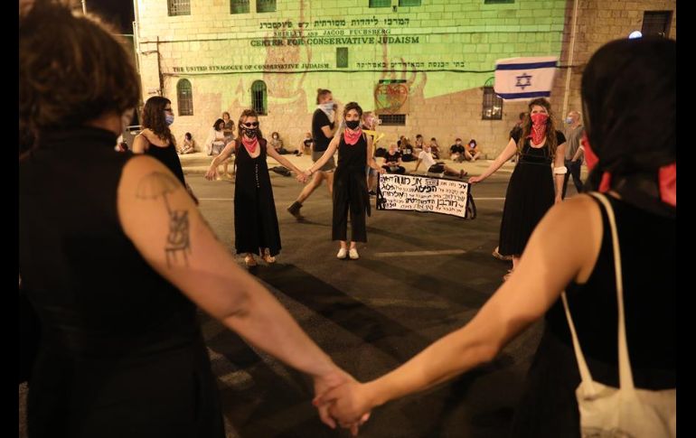 Las movilizaciones ocurrieron principalmente en Tel Aviv, Jerusalén y Cesarea. EFE/A. Sultan