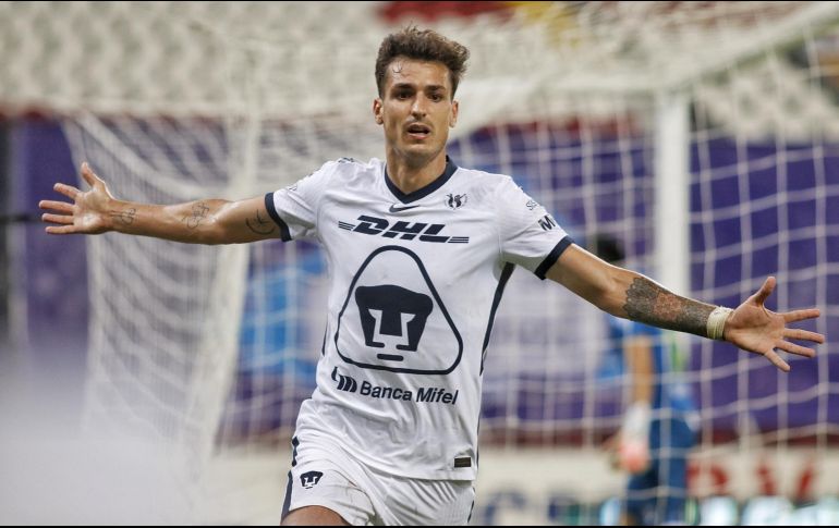Desde su arribo al balompié mexicano para el torneo Clausura 2020 con los Pumas, el argentino llegó a ocho goles y su índice de efectividad es de un gol cada 62.62 minutos. IMAGO7