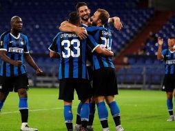 En Gelsenkirchen, el Inter superó al Getafe por 2-0. EFE/L. Baron