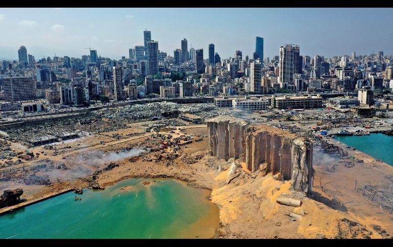 El cráter mide unos 124 metros de diámetro. AFP