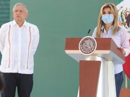 Acompañado de la gobernadora Claudia Pavlovich, el Presidente realizó su segundo día de actividades en Sonora. TWITTER/@ClaudiaPavlovic