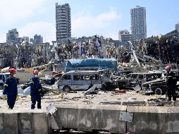 El estallido del pasado martes causó varias muertes y miles de heridos y desplazados. EFE / W. Hamzeh