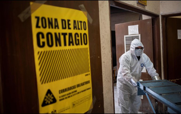 México es el sexto país con más casos acumulados y el tercero con más fallecidos, de acuerdo con la Universidad Johns Hopkins. AP / P. Pardo