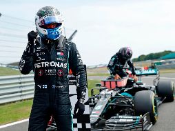 Bottas consiguió su segunda ''pole'' de esta temporada tras la obtenida en Austria, la decimotercera de su carrera. AFP / A. Boyers