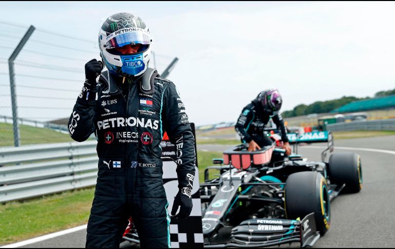 Bottas consiguió su segunda ''pole'' de esta temporada tras la obtenida en Austria, la decimotercera de su carrera. AFP / A. Boyers