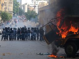 Las protestas se realizan en la plaza de los Mártires, bajo el lema de ''el Juicio Final''. AFP / A. Amro