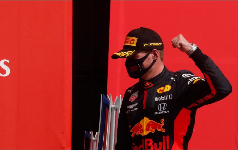 Con esta victoria, Verstappen consigue el noveno triunfo de su carrera en la F1. AP / F. Augstein