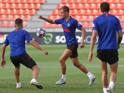 El conjunto colchonero continúa con su preparación de cara a los Cuartos de Final de la Champions League. TWITTER/@Atleti