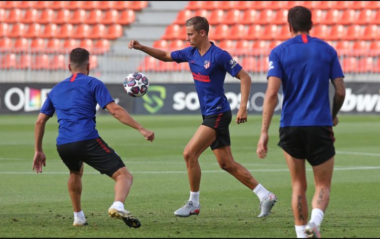 El conjunto colchonero continúa con su preparación de cara a los Cuartos de Final de la Champions League. TWITTER/@Atleti