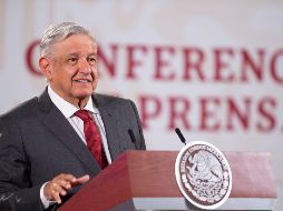 AMLO reitera que su gobierno busca que el sobreprecio que se pagó por la planta de fertilizantes que se calcula en 200 MDD, se devuelva. EFE /